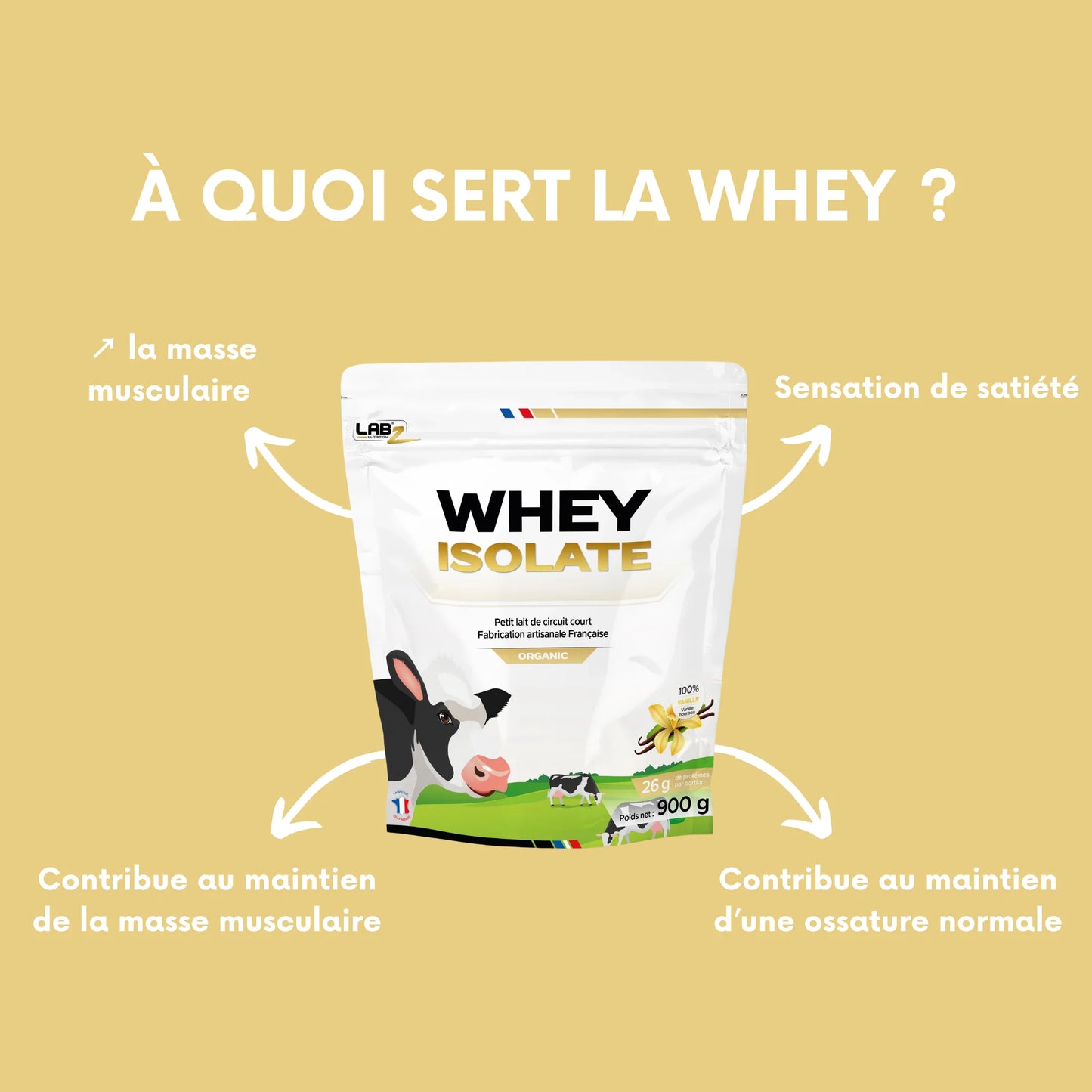 Whey Isolate - Labz-Nutrition 900g