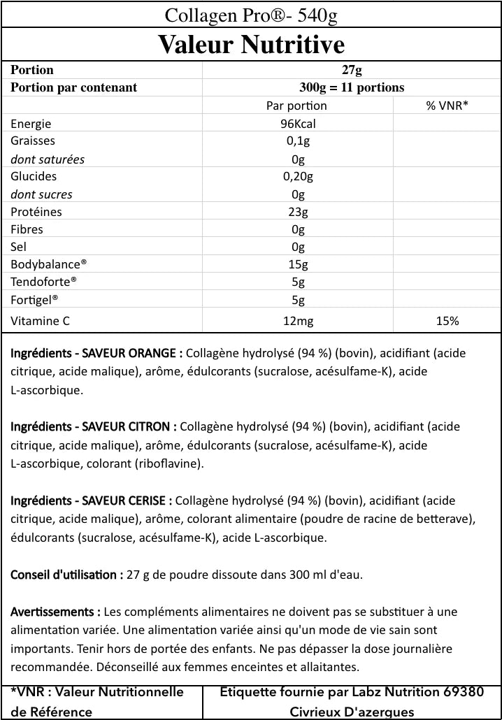 Collagen Pro®- 540g