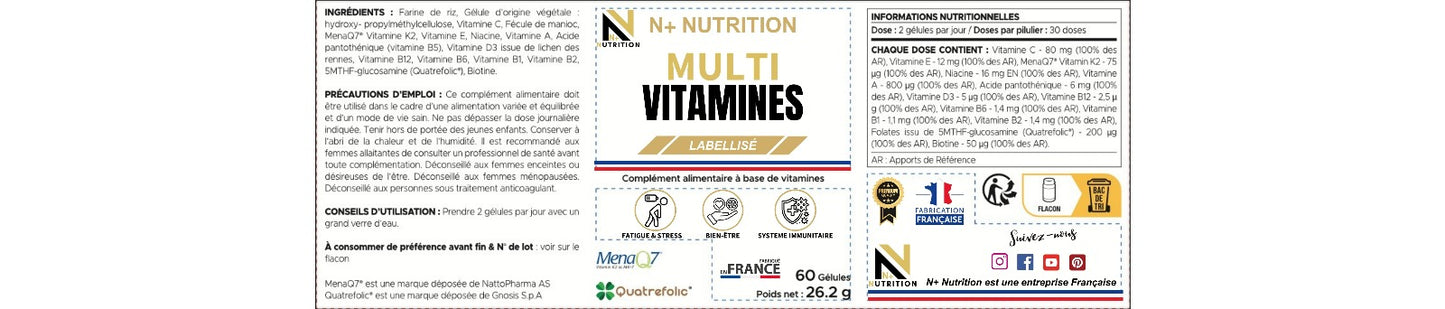 N+ NUTRITION Multivitamines