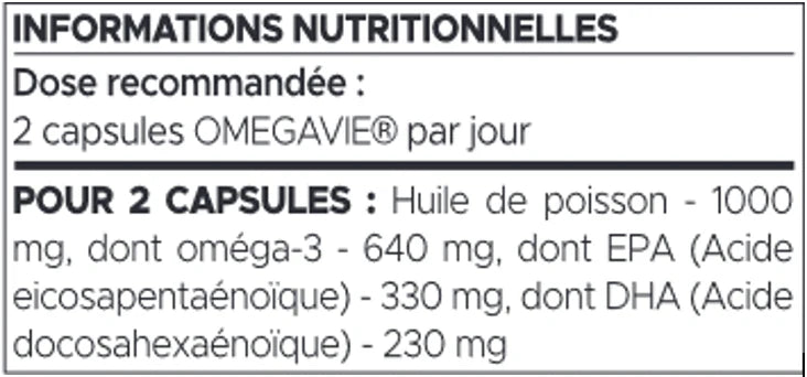 Oméga 3 OmegaVie® Labz-Nutrition - 90 gélules