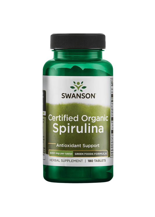 Spiruline Bio Certifiée Parry's Swanson - 180 tabs